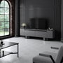 Hanah Home Bohem Soporte para TV Antracita y Negro